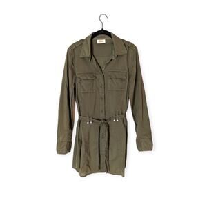 Talbots Olive‎ Green Lightweight Utility Tunic